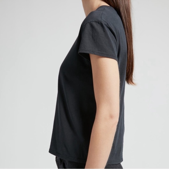 The Row Tori Organic Cotton T-Shirt in Black - Picture 3 of 8